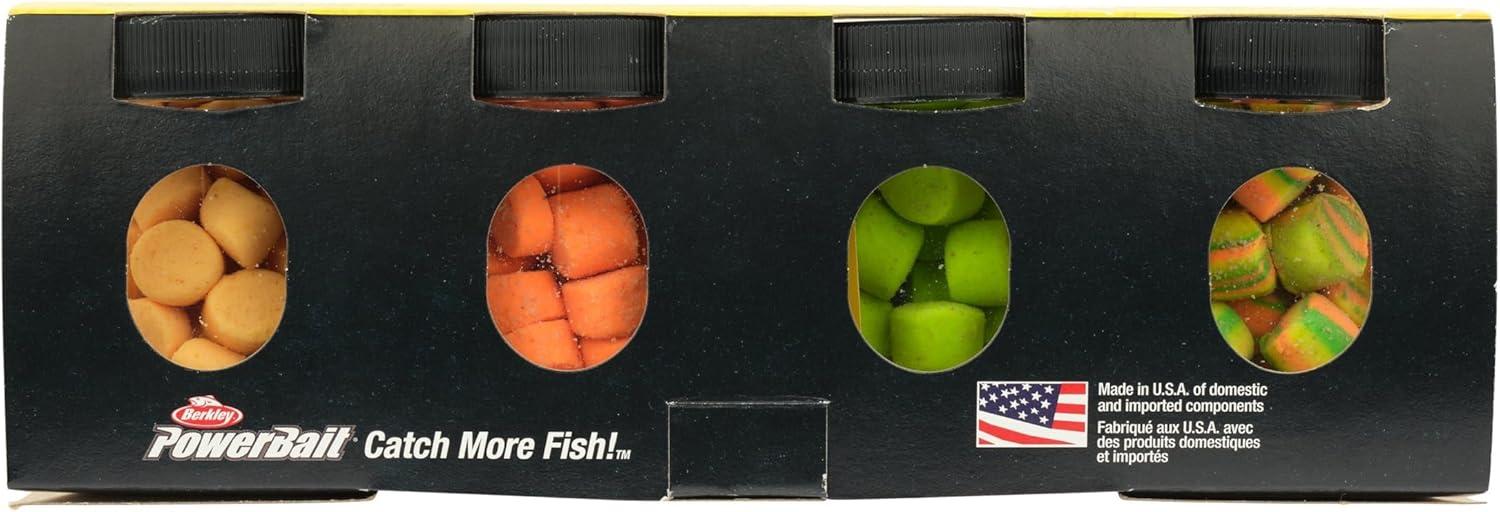 imageBerkley PowerBait Power Nuggets Fishing Dough Bait Assorted Colors Scent Dispersion Technology Irresistible Scent and Flavor Moldable and Easy to UseAssorted