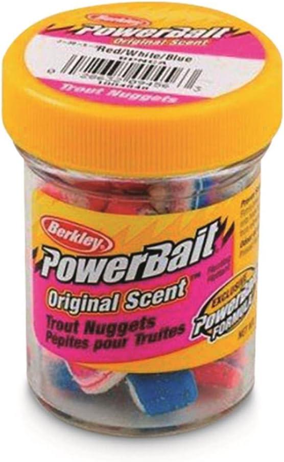 imageBerkley PowerBait Power Nuggets Fishing Dough Bait Assorted Colors Scent Dispersion Technology Irresistible Scent and Flavor Moldable and Easy to UseSherbet
