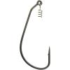 imageBerkley Fusion19 Wide Gap Live Bait Hooks Size 4 Fishing Hooks Needle Point with SlickSet Coating for Easy Penetration Forged for Added StrengthSmoke Satin