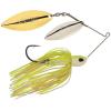imageBerkley Power Blade Compact Fishing SpinnerbaitsWhite ChartreuseSilver  Gold