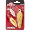 imageBerkley Power Blade Standard Fishing SpinnerbaitsWhite ChartreuseSilver  Gold