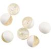 imagePower Clear Eggs Floating Clear Green PurplePinkGarlic 5 oz Small Jar 1Clear Silver ChartreuseFl WhiteGarlic