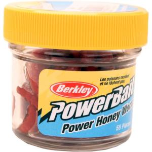 imageBerkley EBPHWR PowerBait Power Honey Worm Fishing Bait Red 1Inch 55 perFishing
