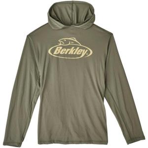 imageBerkley Logo Performance Hood Sun ShirtOlive