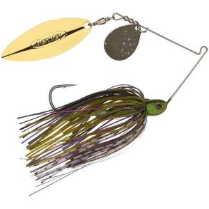 imageBerkley Power Blade Compact Fishing SpinnerbaitsBama BreamGreen Pumpkin  Gold