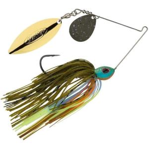 imageBerkley Power Blade Compact Fishing SpinnerbaitsGill SpawnGreen Pumpkin  Gold