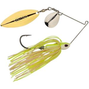 imageBerkley Power Blade Compact Fishing SpinnerbaitsWhite ChartreuseSilver  Gold