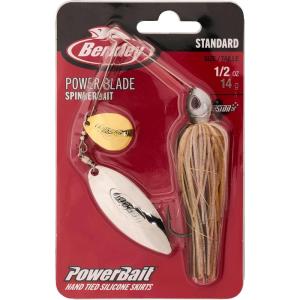 imageBerkley Power Blade Standard Fishing SpinnerbaitsHerringGold  Silver