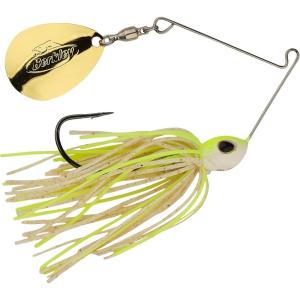 imageBerkley Power Blade Standard Fishing SpinnerbaitsWhite ChartreuseGold