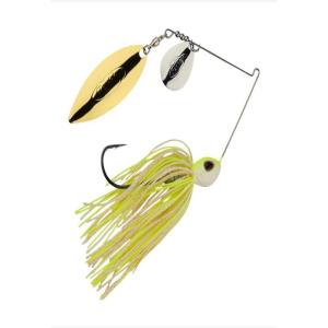 imageBerkley Power Blade Standard Fishing SpinnerbaitsWhite ChartreuseSilver  Gold