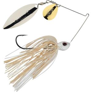 imageBerkley Power Blade Standard Fishing SpinnerbaitsWhiteGold  Silver