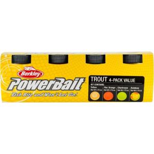 imageBerkley PowerBait Trout Fishing Dough BaitAssorted 4Pack