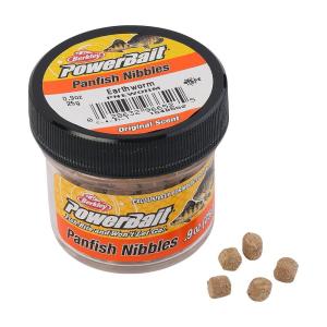 imageBerkley Powerbait Panfish Nibbles Fishing Soft Bait Corn Small JarEarthworm
