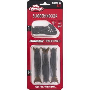 imageBerkley SlobberKnocker Fishing JigGreen Pumpkin PowerStinger Kit