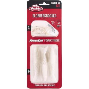 imageBerkley SlobberKnocker Fishing JigWhite PowerStinger Kit