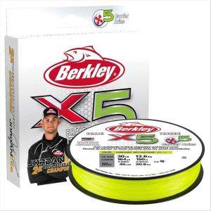 imageBerkley x5 Braid Fishing LineFlame Green  Jordan Lee Pro Designed