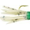 imageBerkley PowerBait PreRigged Atomic Tubes Fishing Soft BaitDark Green PearlBlack Pepper