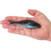 imageBerkley PowerBait ShadE Fishing Soft BaitIKEs Green Pumpkin Blue Flash