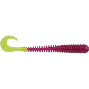 imageBerkley Berkley PowerBait Rib WormPurpleChartreuse