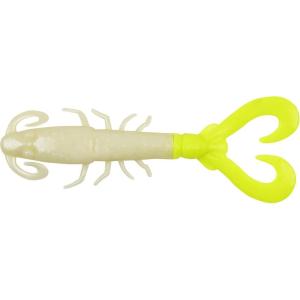 imageBerkley Gulp Mantis Shrimp Pearl WhiteChartreuse 3quot