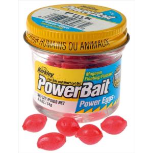 imageBerkley PowerBait Power Eggs Floating Magnum Fishing Soft BaitPink  Original Scent
