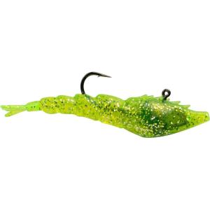 imageBerkley PowerBait Saltwater PowerSwitch Shrimp Fishing Soft BaitChartreuse Silver Flash