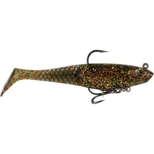 imageBerkley PowerBait Saltwater PreRigged Cullshad Fishing Soft BaitDark Night