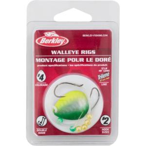 imageBerkley Walleye Mono Rigs  ColoradoLime Chartreuse