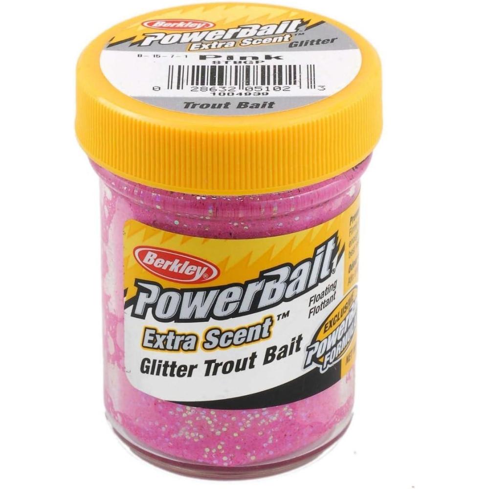 imageBerkley PowerBait Power Nuggets Fishing Dough Bait Assorted Colors Scent Dispersion Technology Irresistible Scent and Flavor Moldable and Easy to UsePink