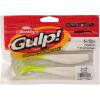 imageBerkley Gulp Paddleshad Fishing Soft BaitPearl WhiteChartreuse