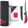imageBerkley Hook Em and Cook Em Fillet Kit Includes 20 x 12 Rubber Fillet Mat 7 XCD Stainless Steel Knife Handheld Knife Sharpener and Microfiber Towel