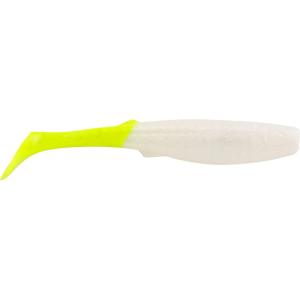 imageBerkley Gulp Paddleshad Fishing Soft BaitPearl WhiteChartreuse