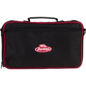 imageBerkley Jar Bait Folder 16 Jars Not Included Black and Red Fishing Storage Soft Tackle Bag Bait and Tackle Accessories Container for Anglers16 Jars