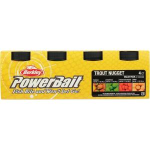 imageBerkley PowerBait Power Nuggets Fishing Dough Bait Assorted Colors Scent Dispersion Technology Irresistible Scent and Flavor Moldable and Easy to UseAssorted