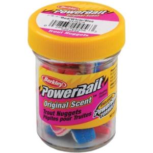 imageBerkley PowerBait Power Nuggets Fishing Dough Bait Assorted Colors Scent Dispersion Technology Irresistible Scent and Flavor Moldable and Easy to UseCaptain America