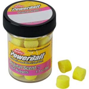 imageBerkley PowerBait Power Nuggets Fishing Dough Bait Assorted Colors Scent Dispersion Technology Irresistible Scent and Flavor Moldable and Easy to UseCorn