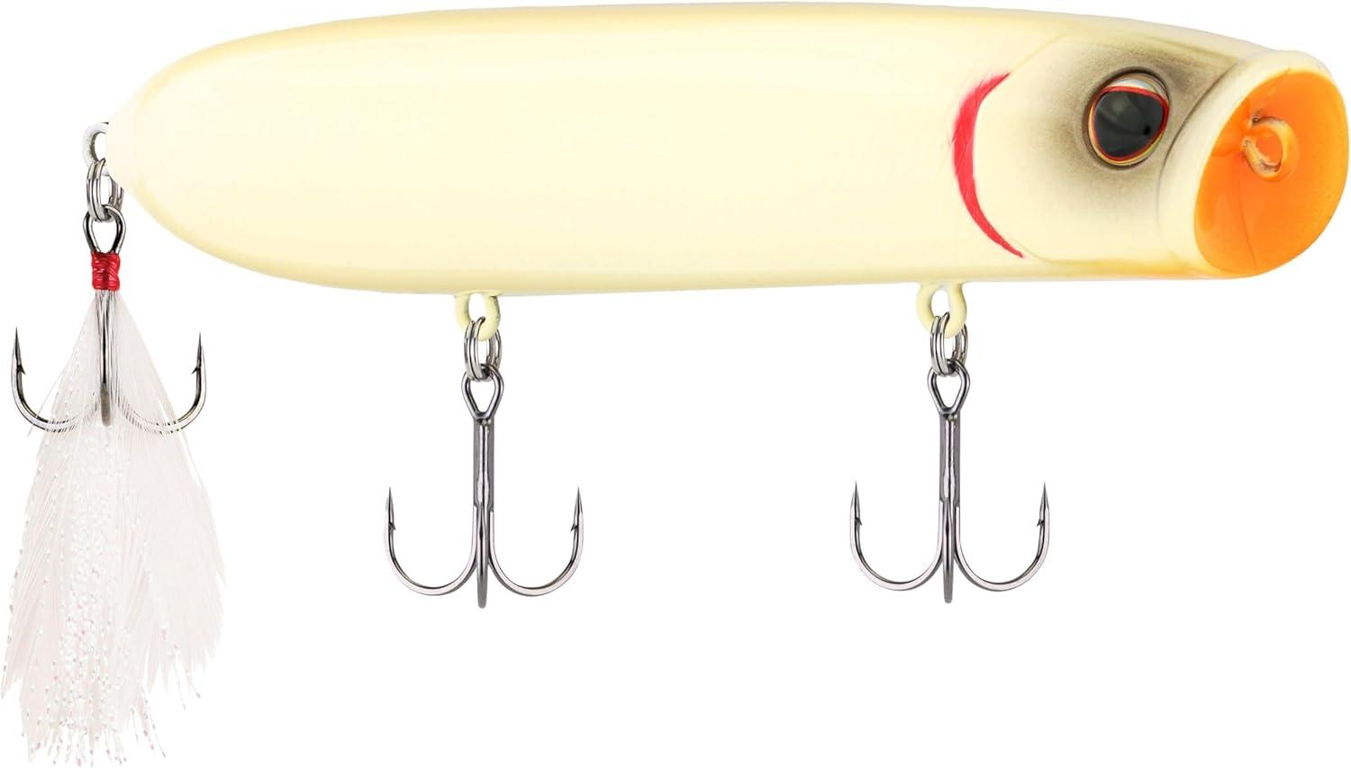 imageBerkley Cane Walker Topwater Fishing Lure Bone 57 oz 110mm Topwater Heavy Tail Weight for LongDistance Casting Equipped with Fusion19 Hook