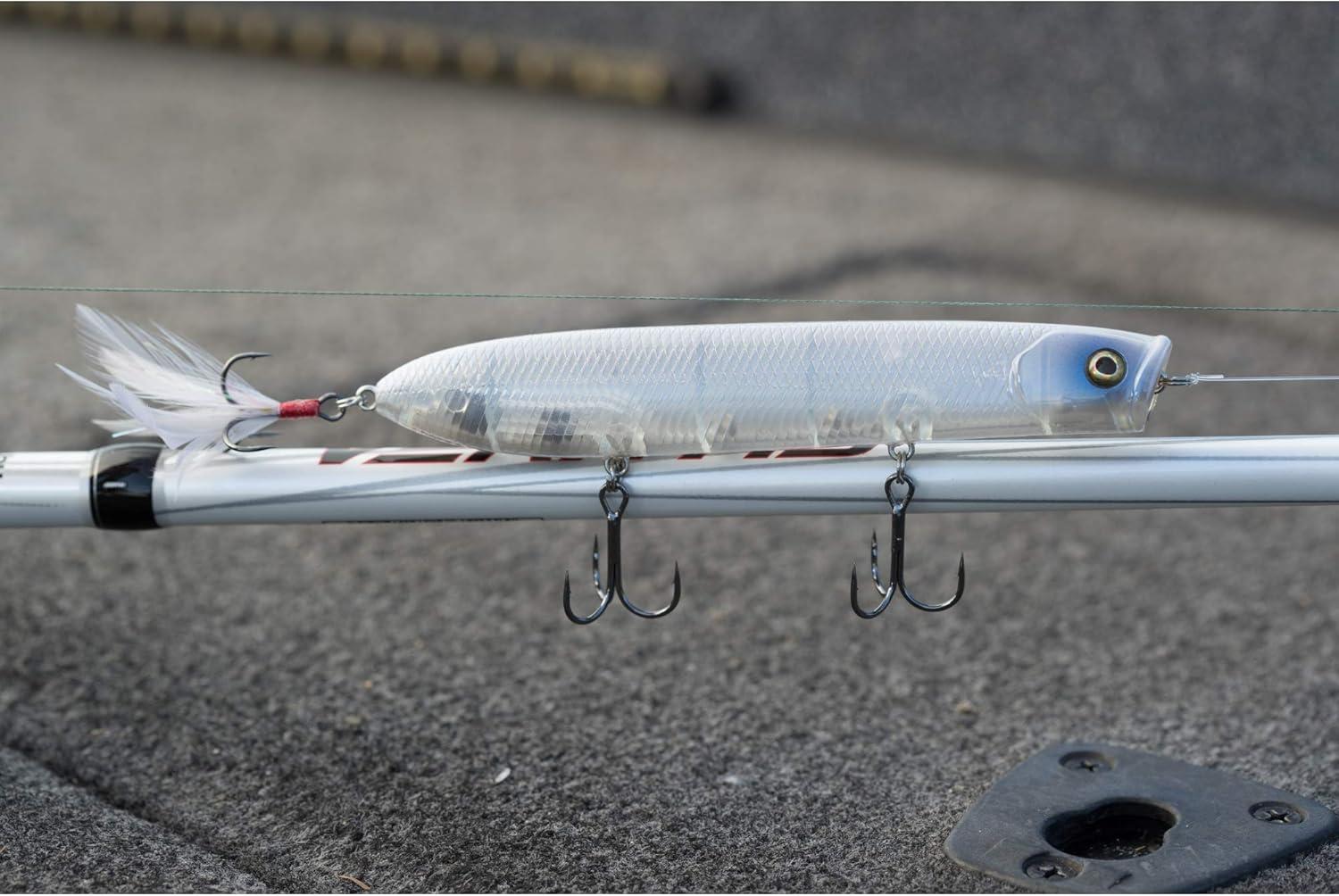 imageBerkley Cane Walker Topwater Fishing Lure CJ Shad 56 oz 125mm Topwater Heavy Tail Weight for LongDistance Casting Equipped with Fusion19 Hook