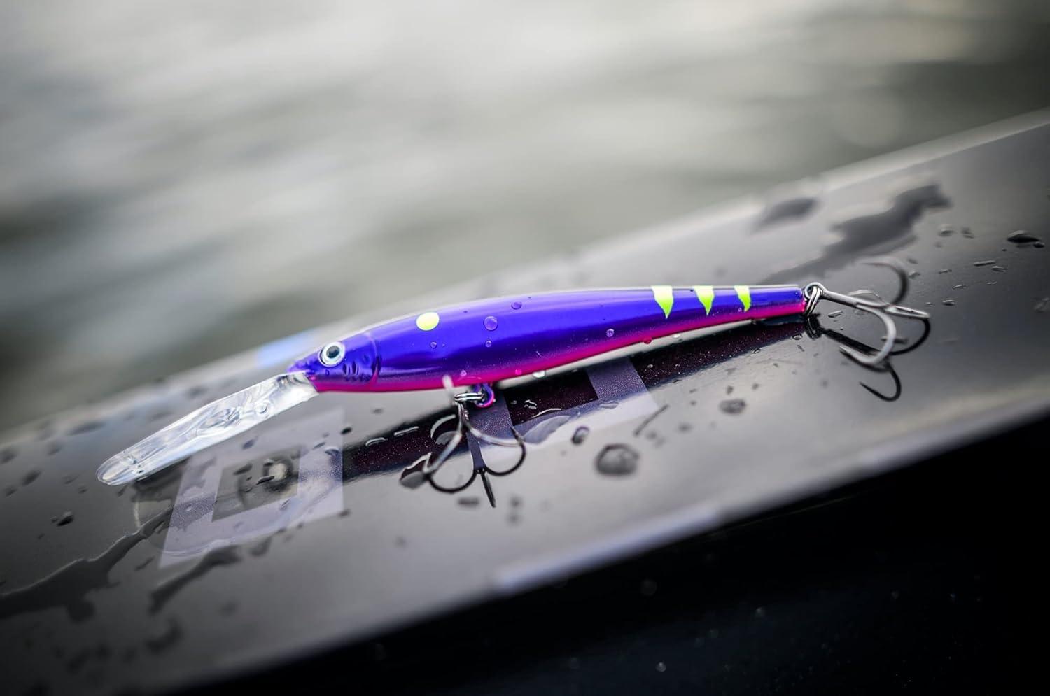 imageBerkley Flicker Minnow Fishing Lure Firetail Red Tail 13 oz 3 12in  9cm Crankbaits Realistic Minnow Profile Sharp Dive Curve Gets to Fish Quickly Equipped with Fusion19 Hook