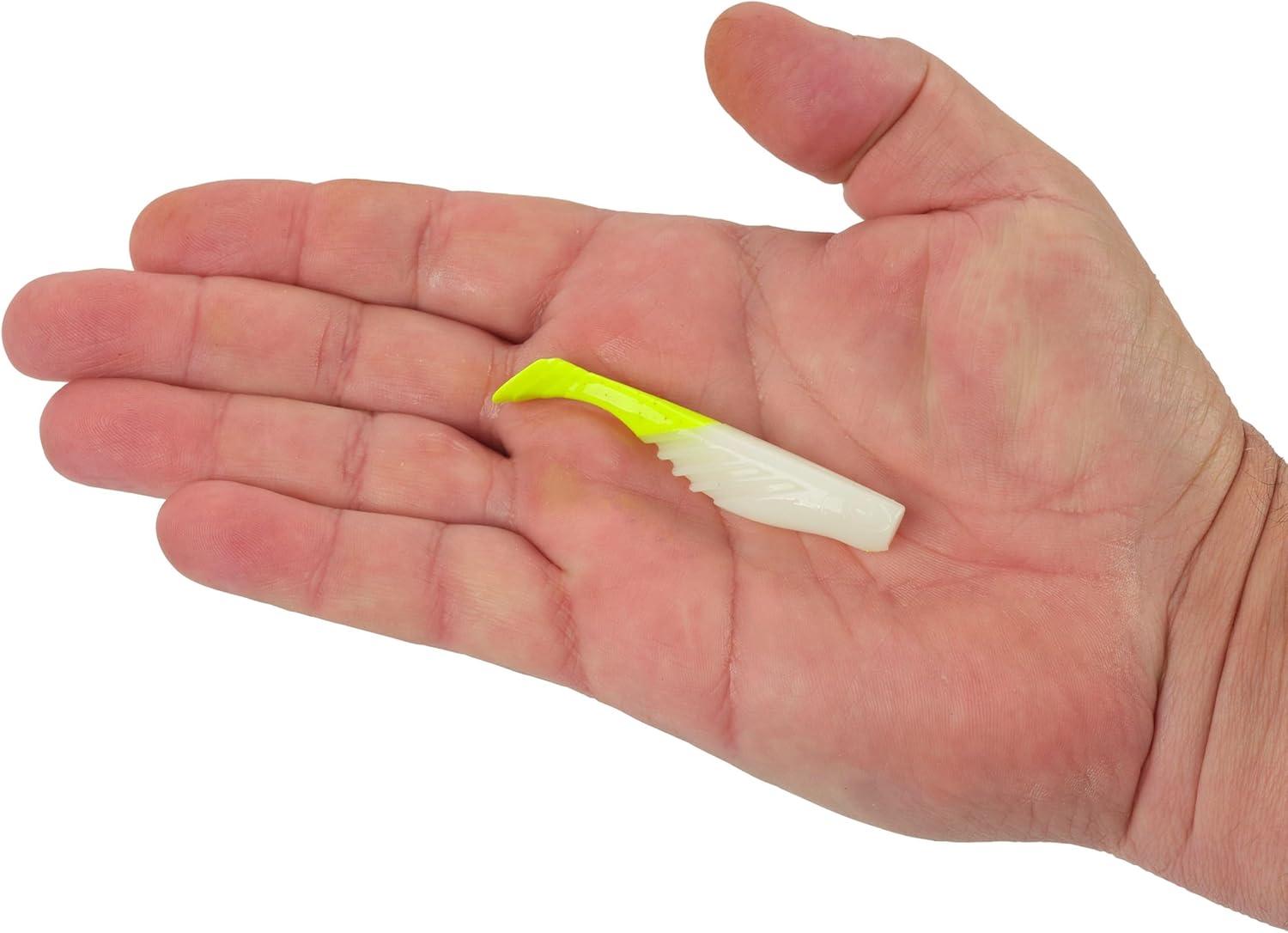 imageBerkley Gulp Saltwater Ripple MulletGlowChartreuse