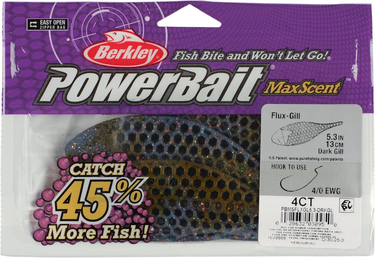 imageBerkley PowerBait MaxScent FluxGillDark Gill