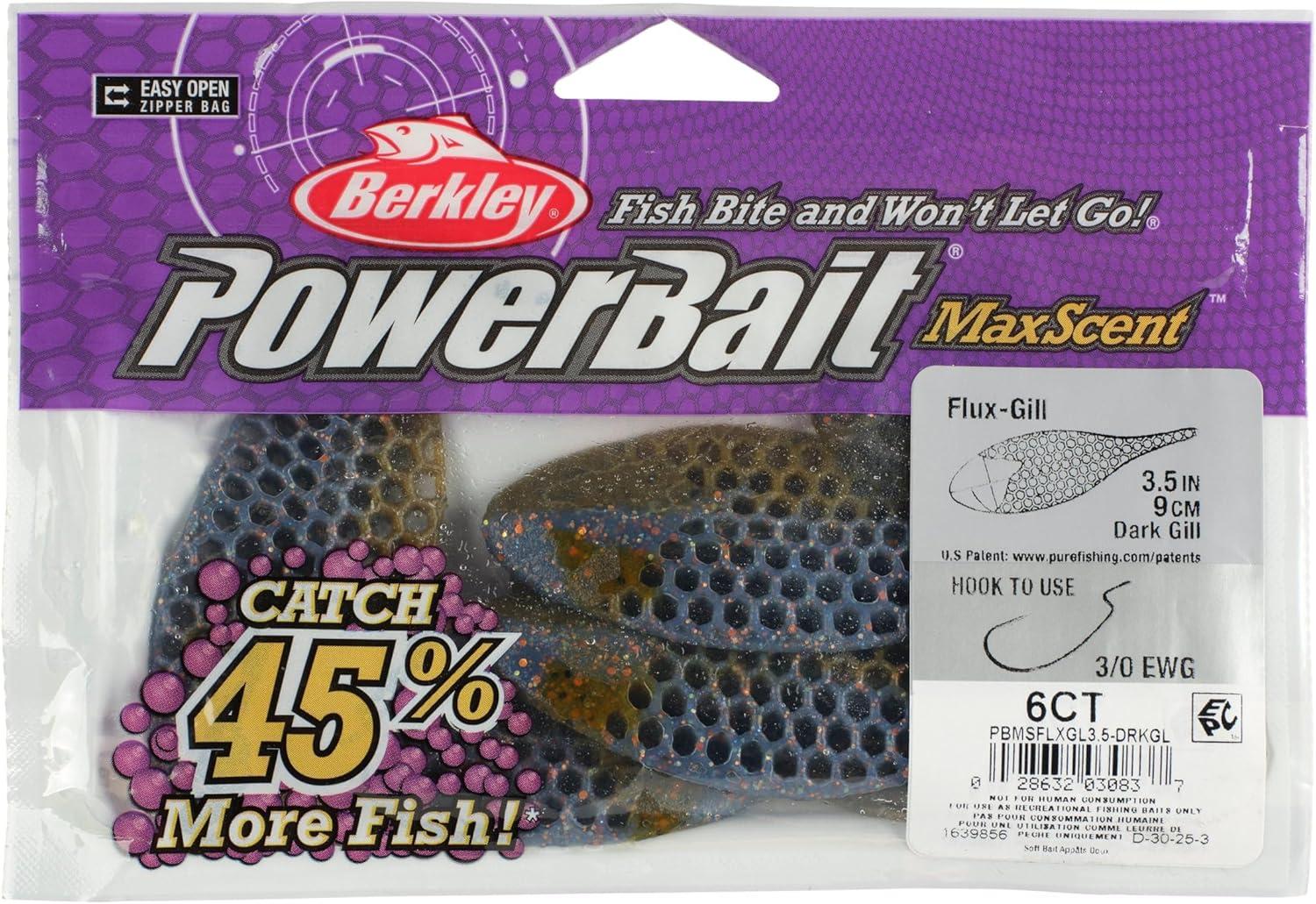 imageBerkley PowerBait MaxScent FluxGillDark Gill