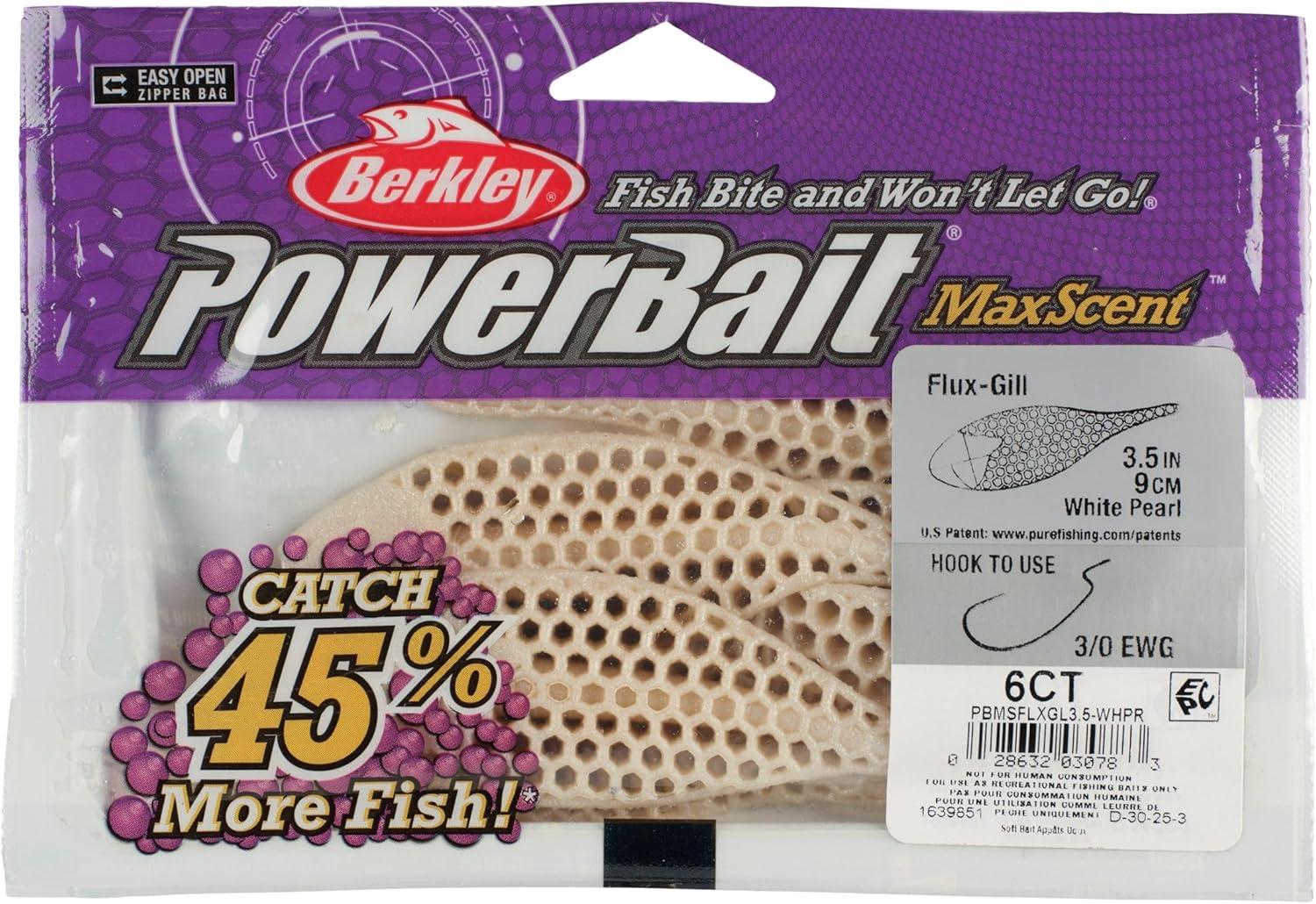 imageBerkley PowerBait MaxScent FluxGillWhite Pearl