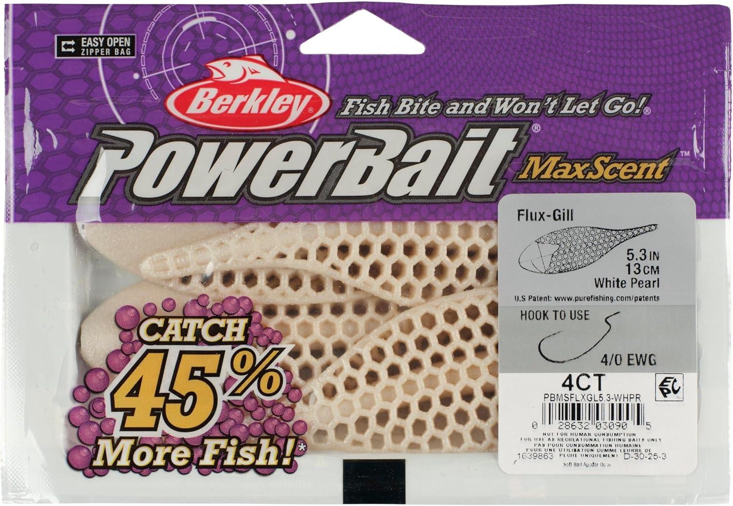 imageBerkley PowerBait MaxScent FluxGillWhite Pearl