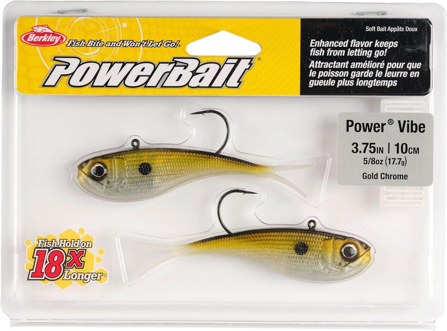 imageBerkley PowerBait Power VibeGold Chrome