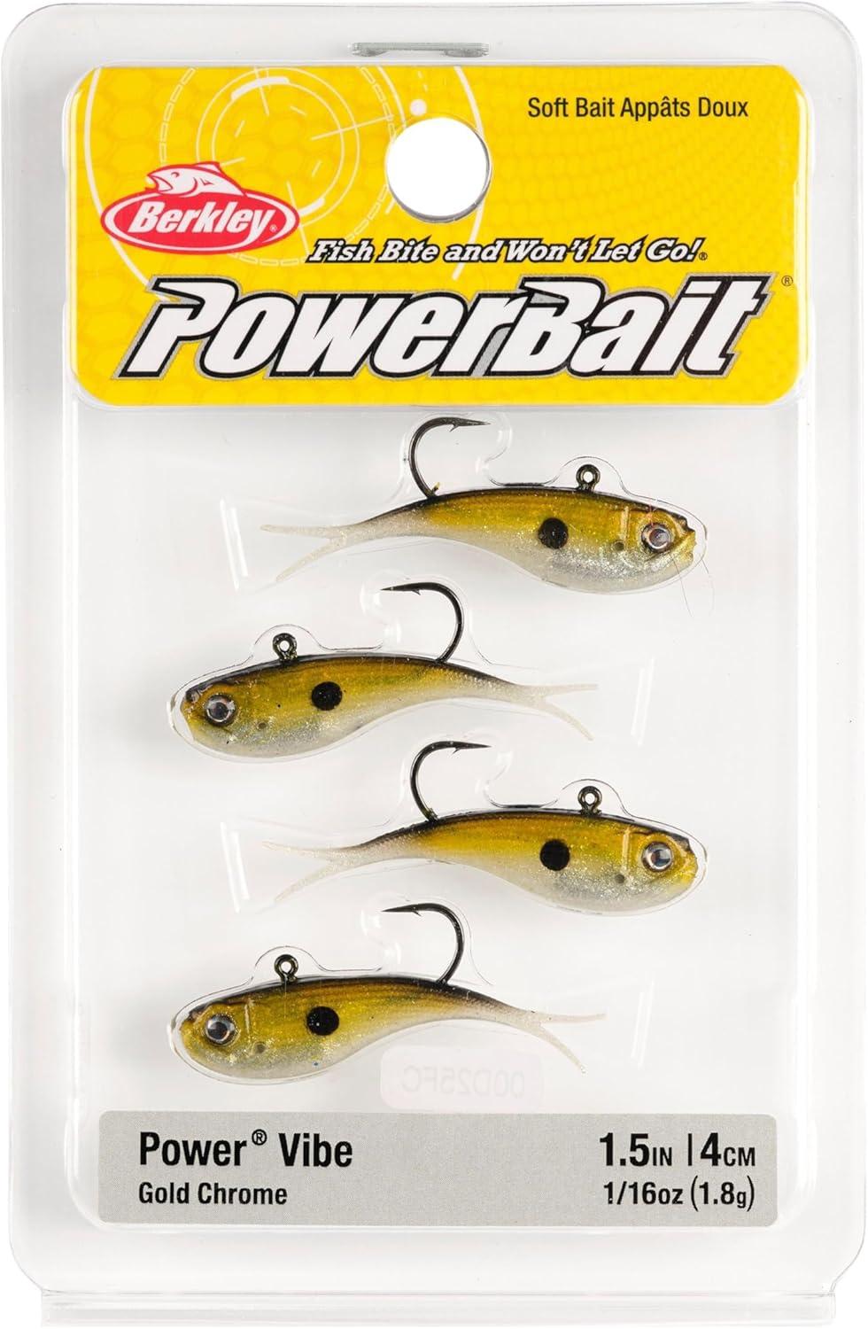 imageBerkley PowerBait Power VibeGold Chrome