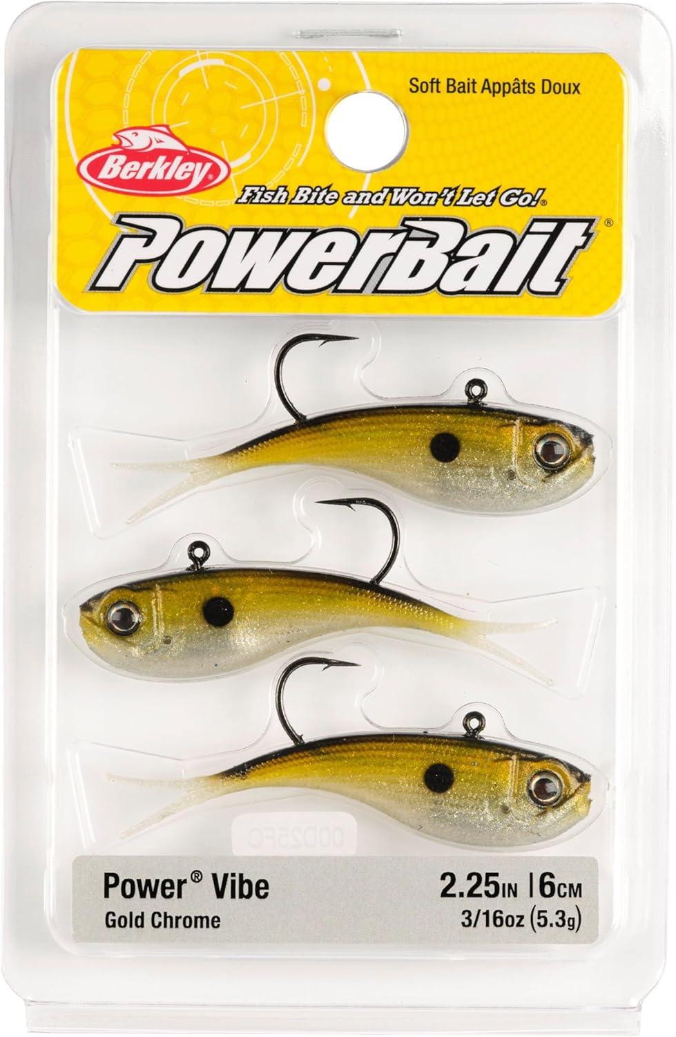 imageBerkley PowerBait Power VibeGold Chrome