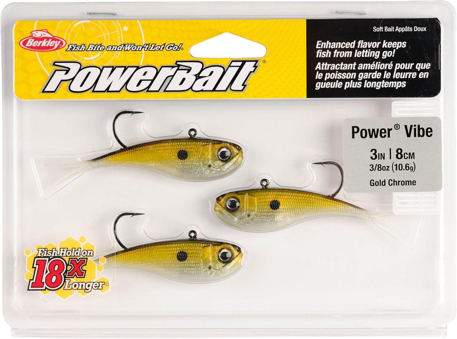imageBerkley PowerBait Power VibeGold Chrome