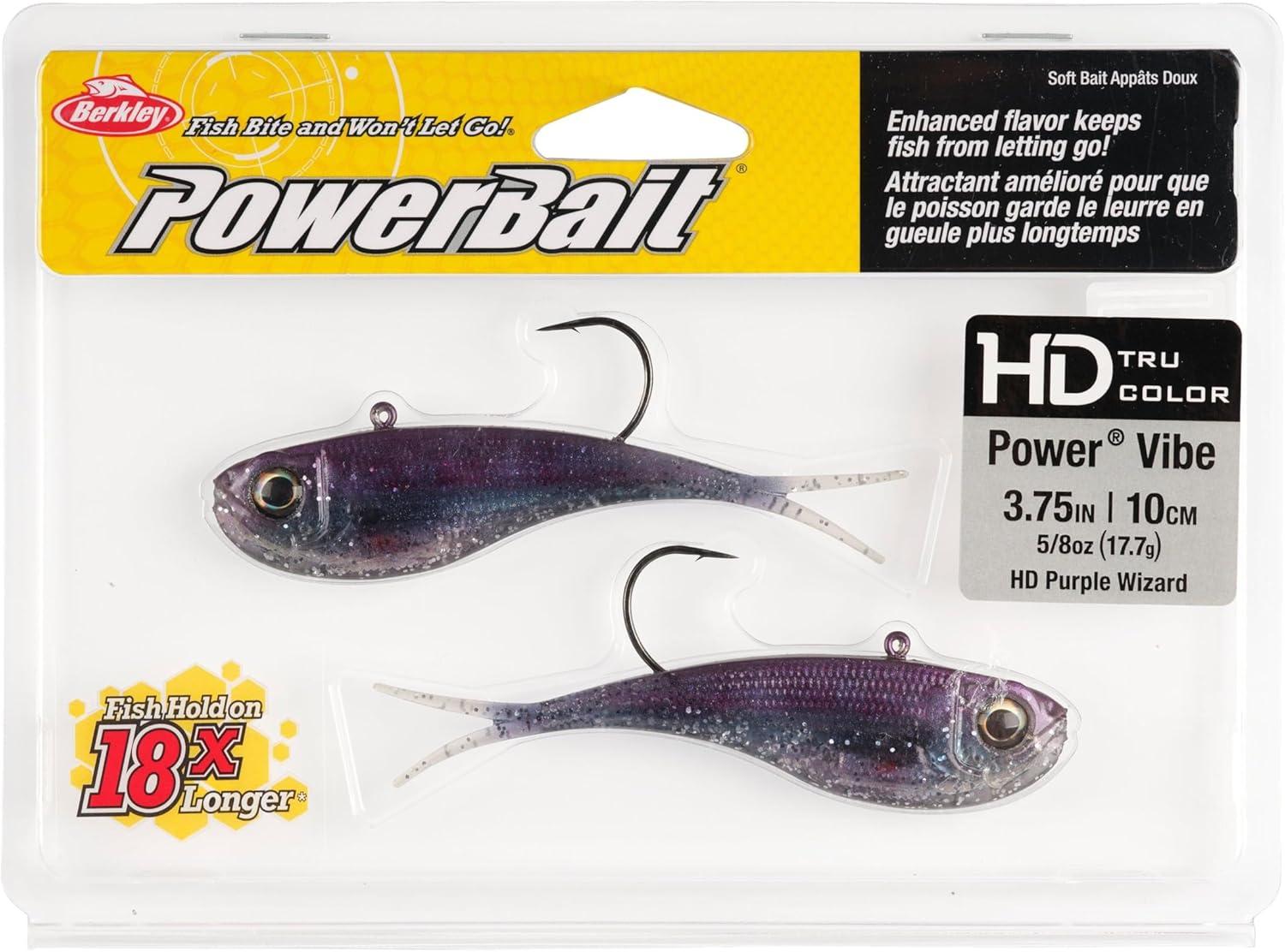 imageBerkley PowerBait Power VibeHD Purple Wizard
