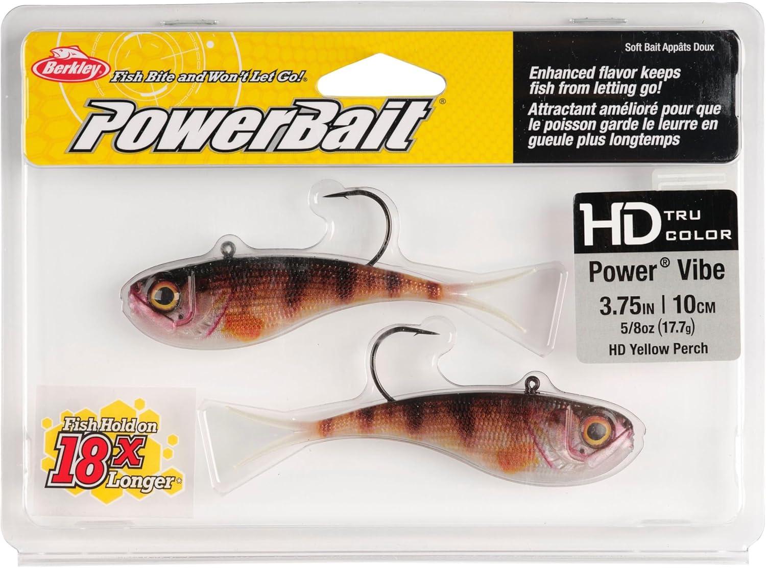 imageBerkley PowerBait Power VibeHD Yellow Perch